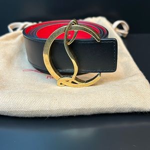 Christian Louboutin Logo Belt